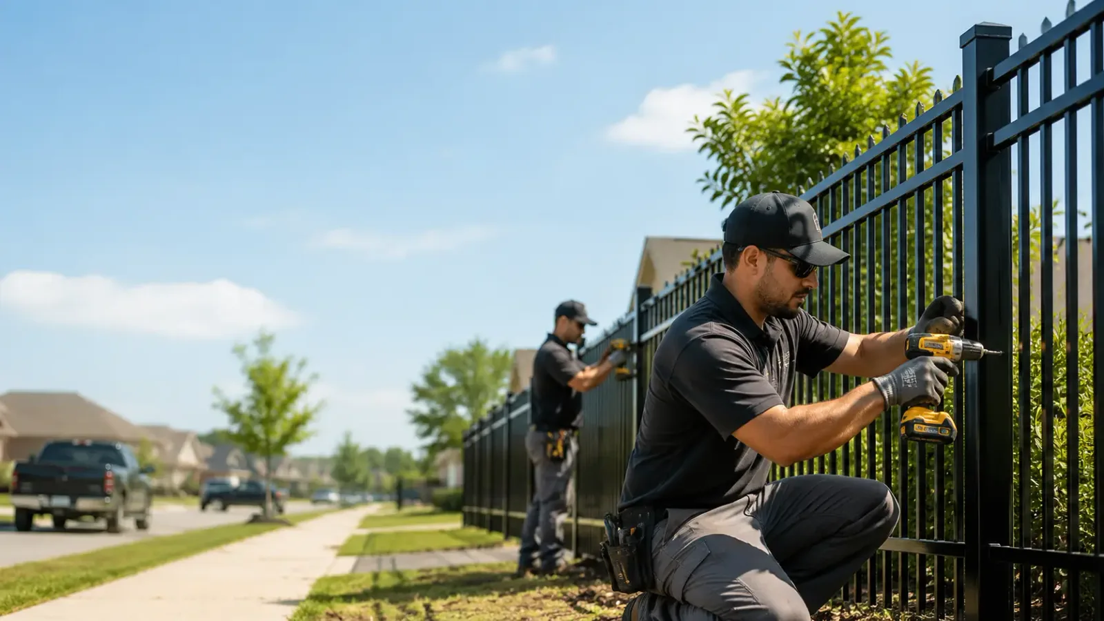 Metal Fence Installation in Butler, IN